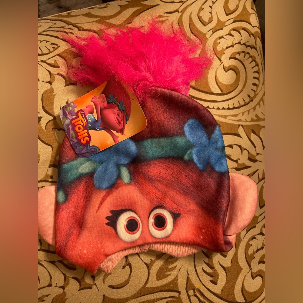 Trolls Pink Poppy Winter Hat